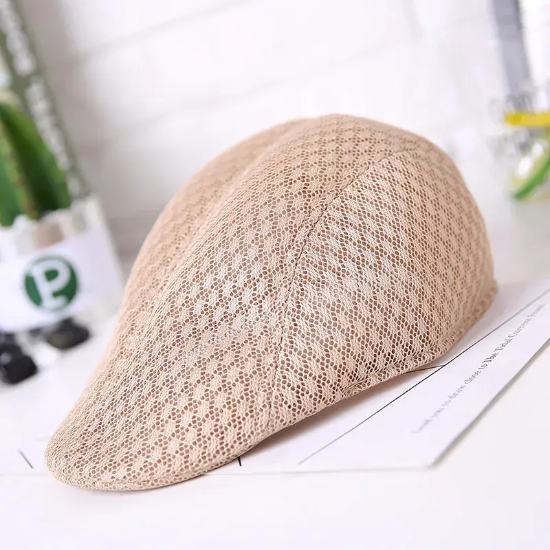 Men's Blue Mesh Hair Cap Wholesale Forward Cap