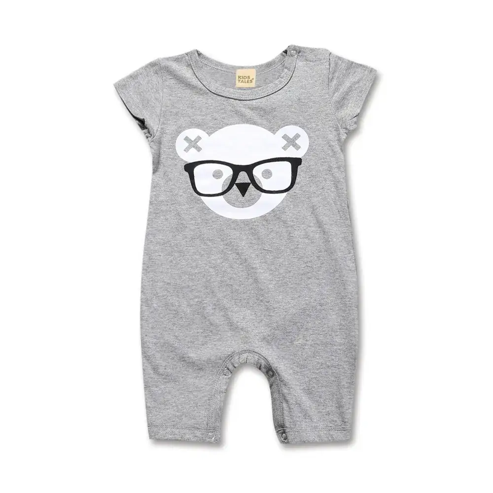 Baby Boys Cartoon Printed Shorts Set with Hats - Image 2
