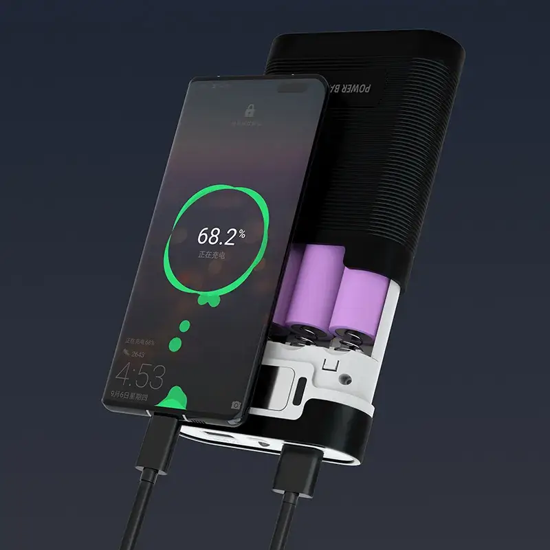 4-Cell 18650 Battery Power Bank with Solder-Free Reverse Protection - Image 14