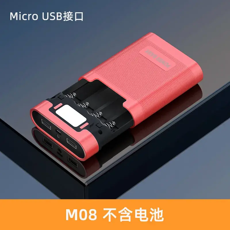 4-Cell 18650 Battery Power Bank with Solder-Free Reverse Protection - Image 3