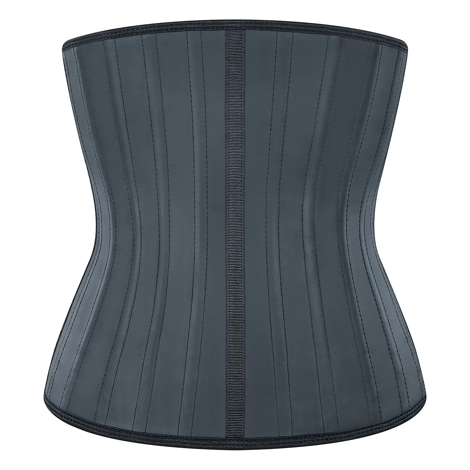 25" Black Latex Waist Trainer Shapewear Belt — feature 10