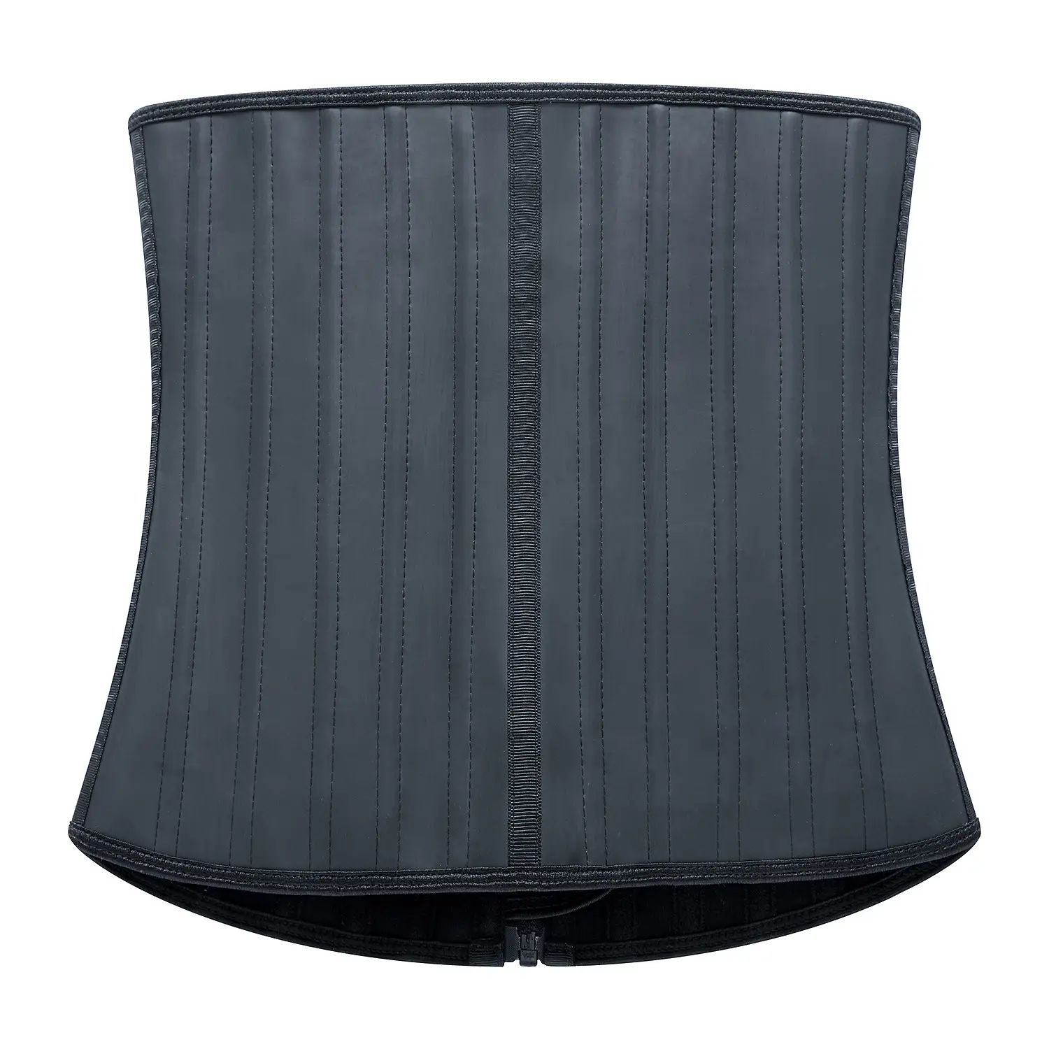25" Black Latex Waist Trainer Shapewear Belt — feature 12