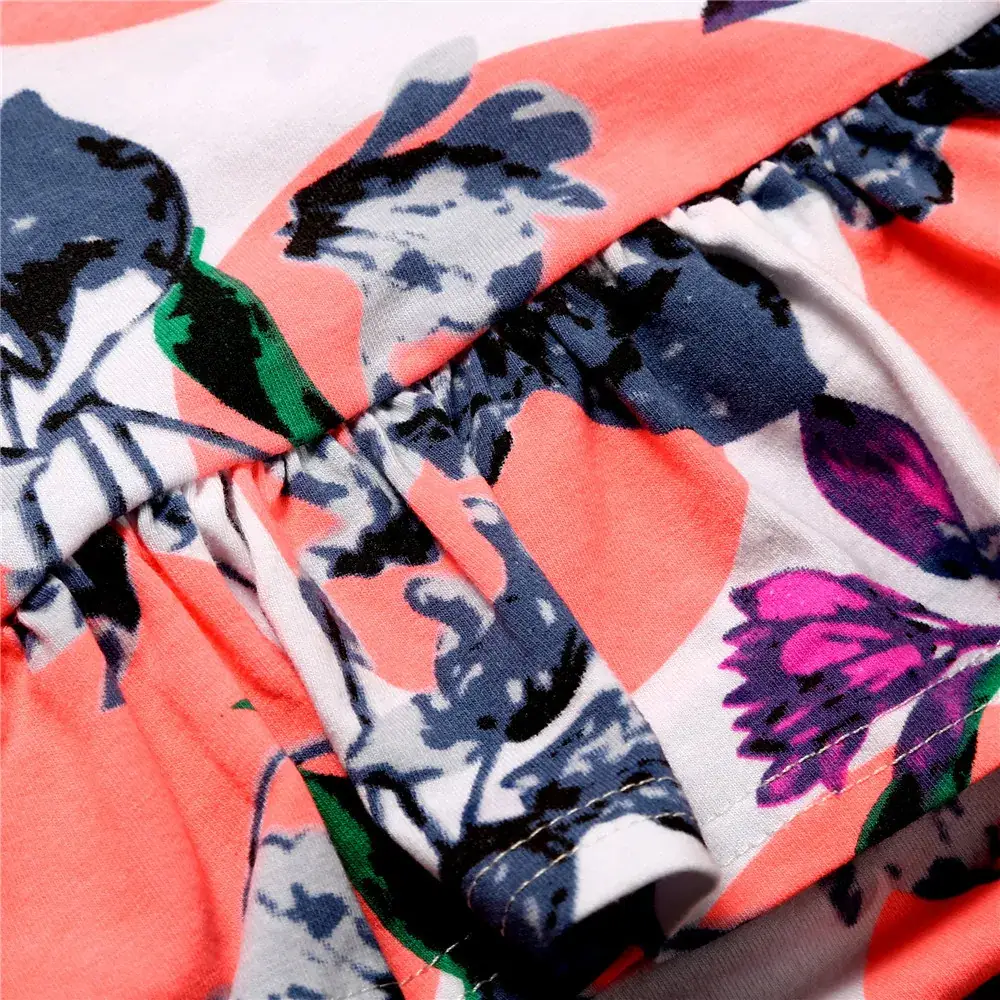Summer Printed Baby Jumpsuit for Girls