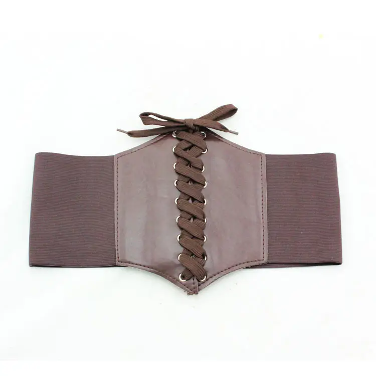 Women's Red Belt with Elastic Waist Seal & Hair Wrap - Image 5