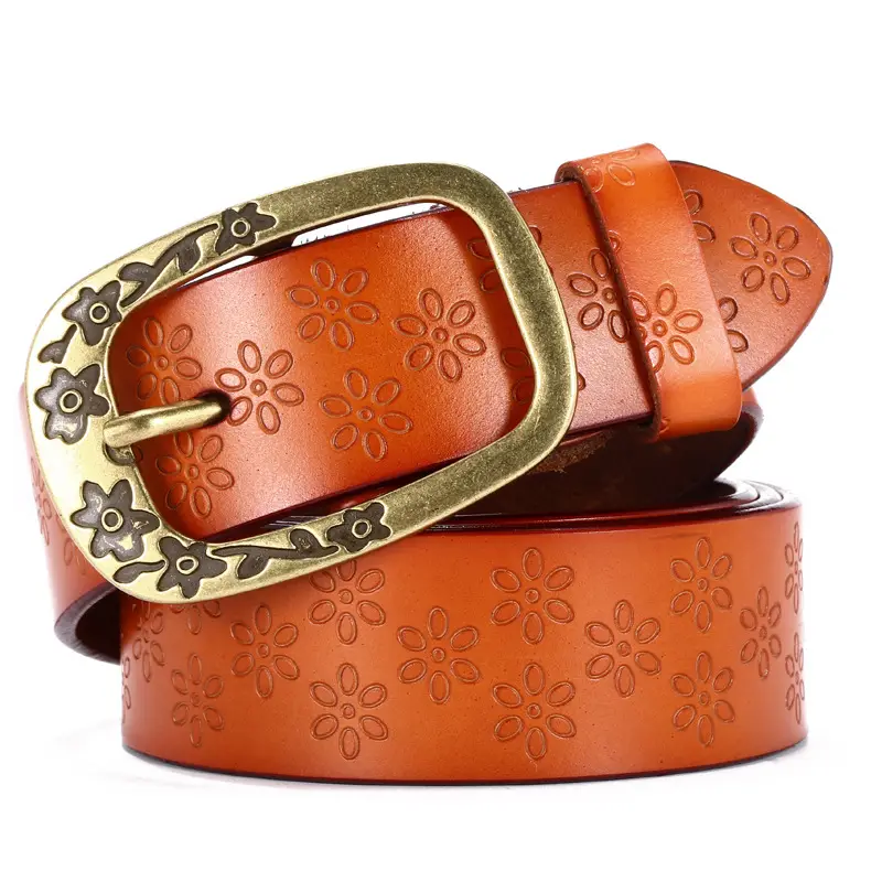 Japanese-Style Buckle Leather Belt for Women - Image 9