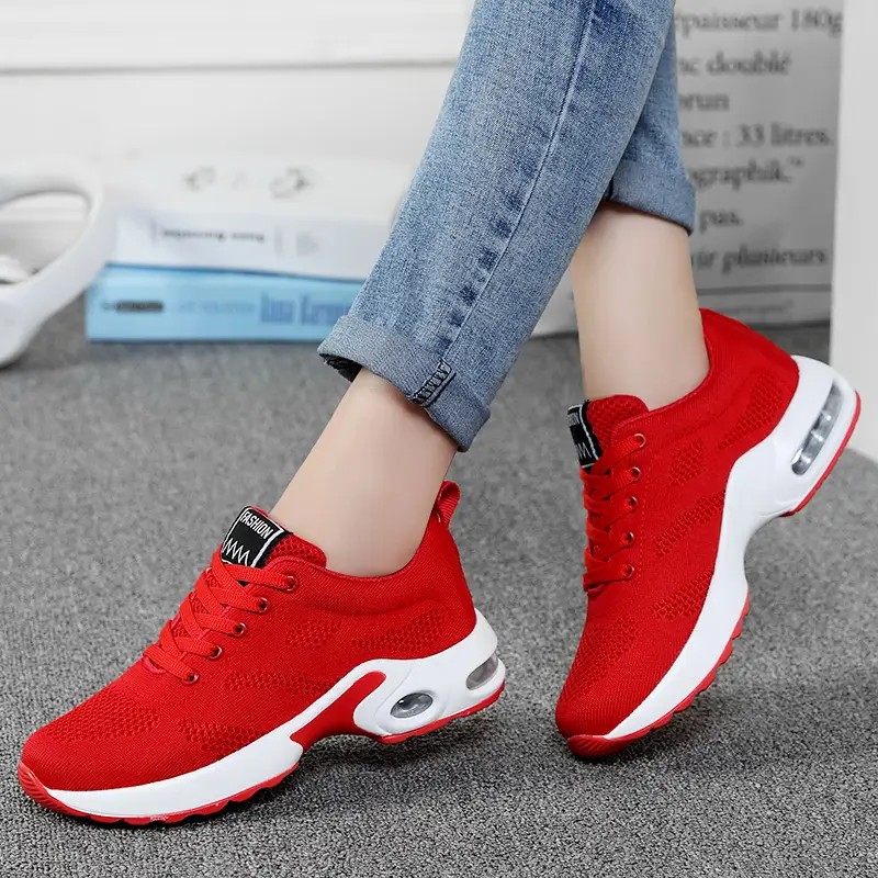 Cross-border Hot Sale Spring New Misty Netfly Weaving Women's Shoes Korean-style All-match Comfortable Casual Shoes Women's plus size sneaker - Image 12