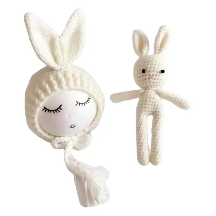 Pink Bunny Photo Set for Baby Dolls and Toys