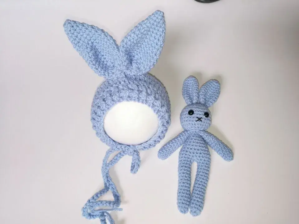 Pink Bunny Photo Set for Baby Dolls and Toys - Image 5