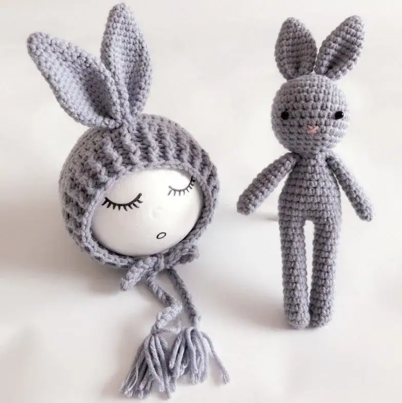 Pink Bunny Photo Set for Baby Dolls and Toys - Image 8