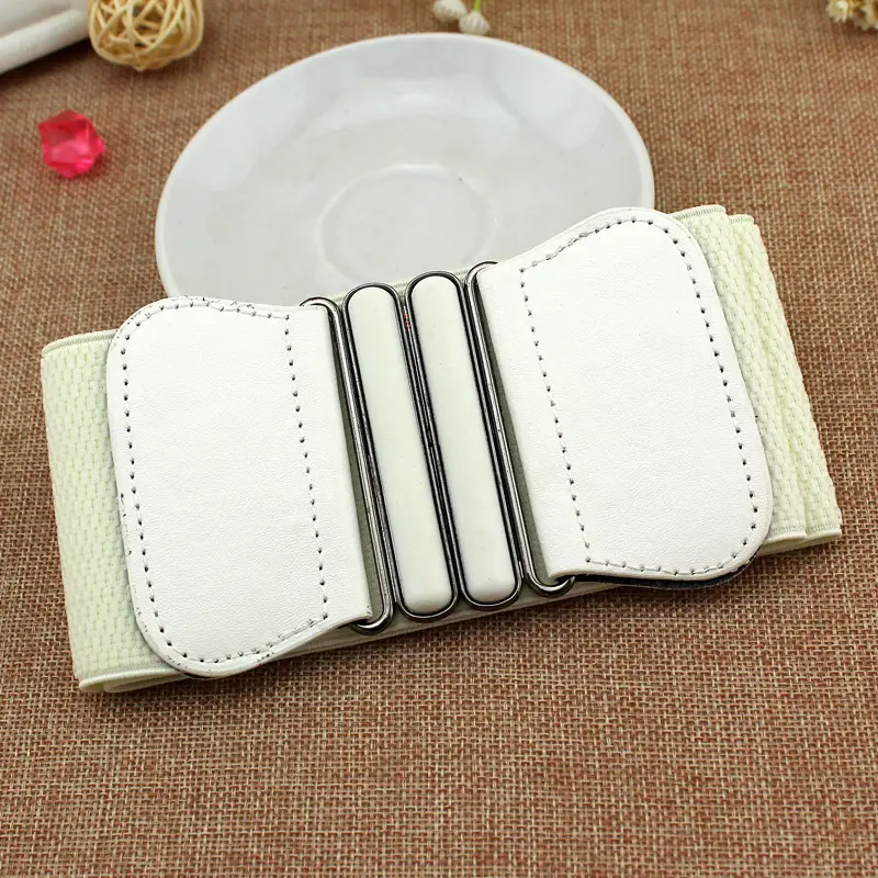 Women's Black Oval Buckle Belt Cover Three Sizes - Image 4