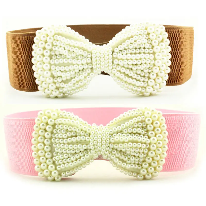 Pearl Bow Belt Accessory for Women - Image 7