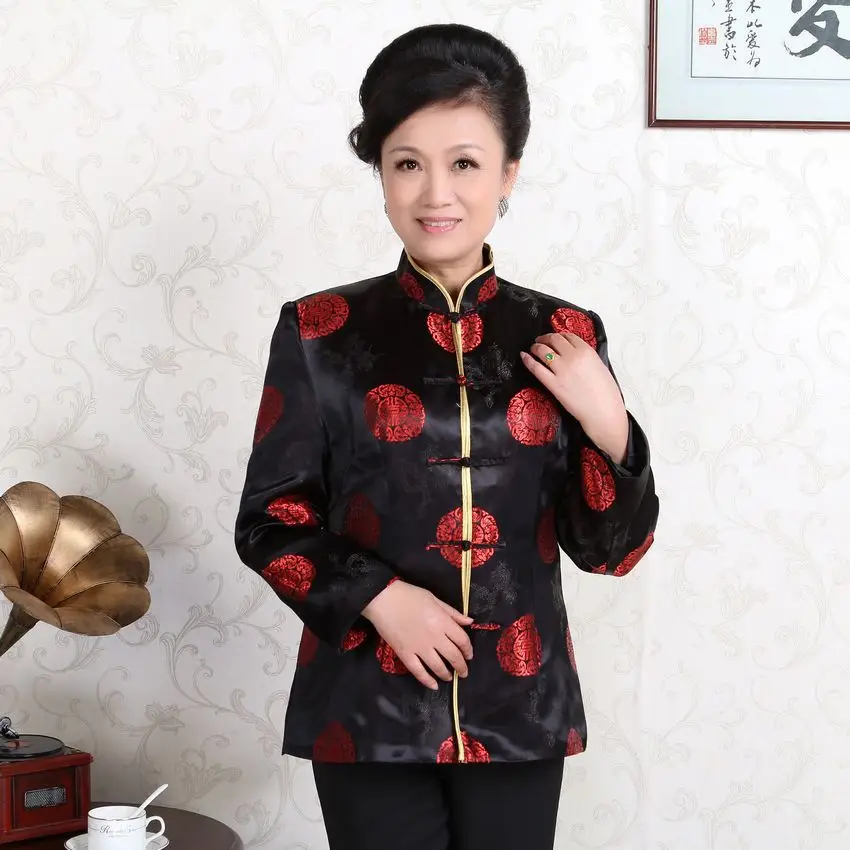 Tang Suit for Men Autumn Winter Long Sleeve Grandpa Coat Top — feature 32