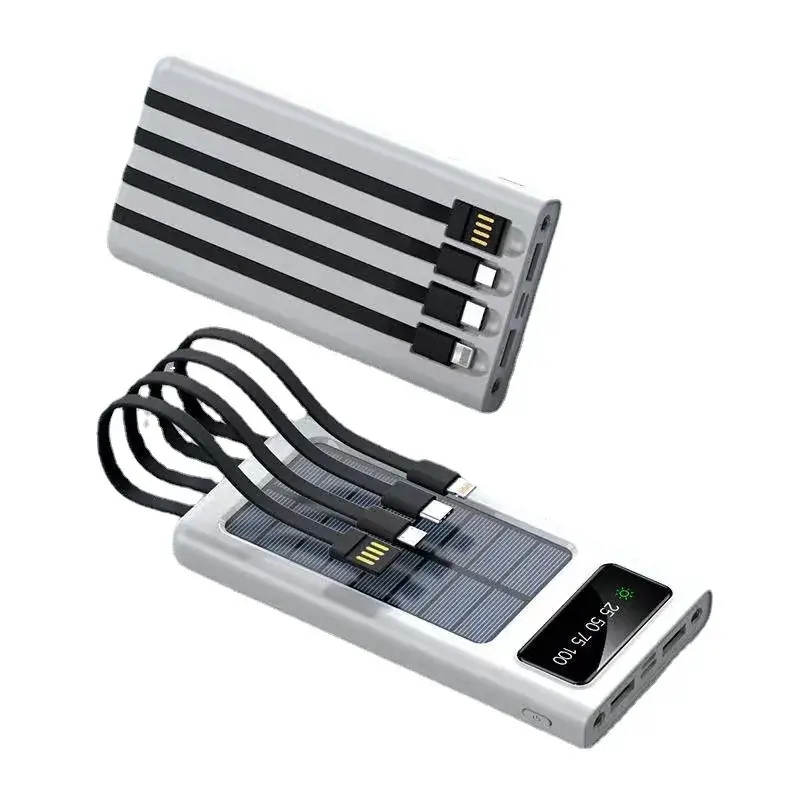 Solar Power Bank 20000mAh with Print Mobile Power Supply - Image 6