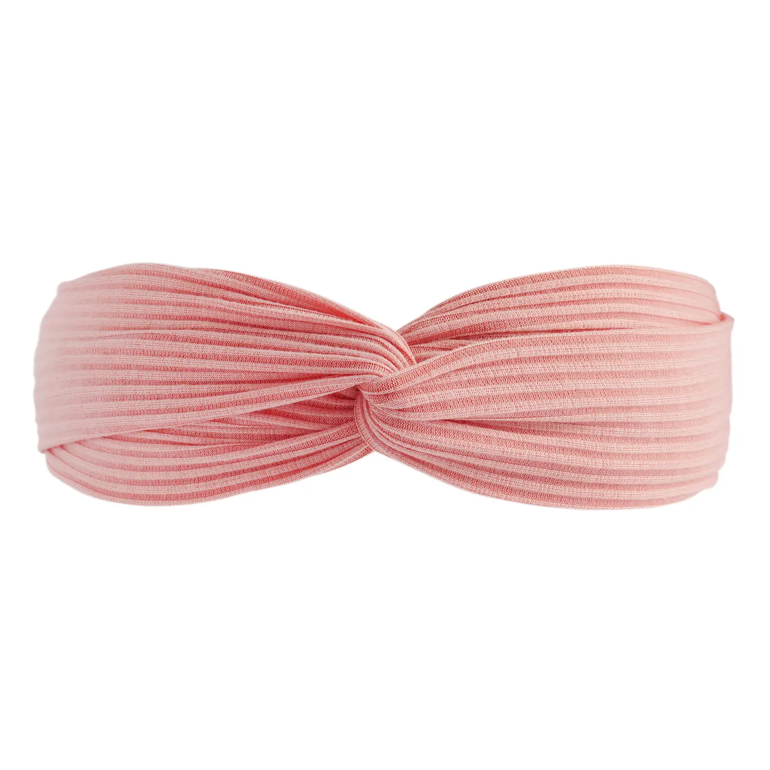 Black Knitted Cotton Elastic Hair Band for Women
