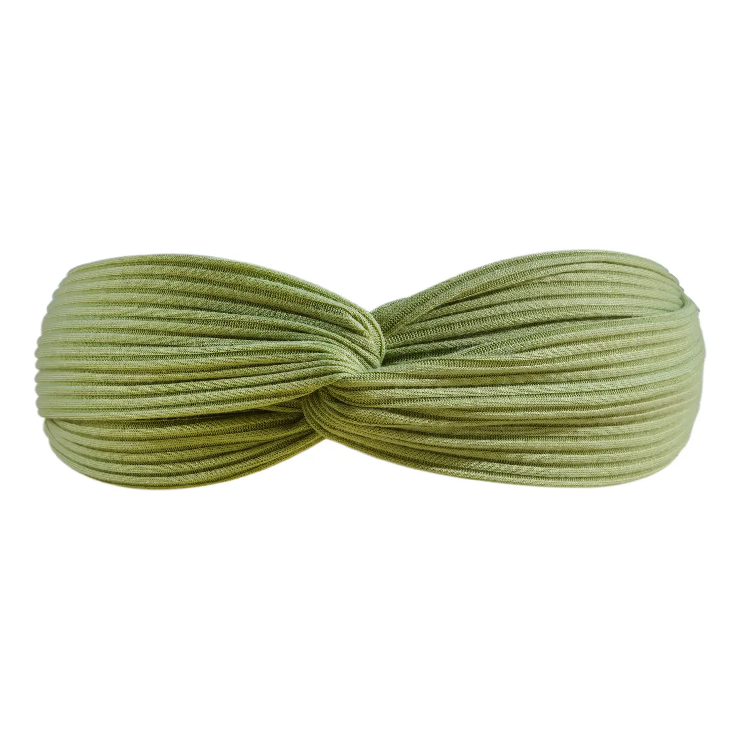 Black Knitted Cotton Elastic Hair Band for Women