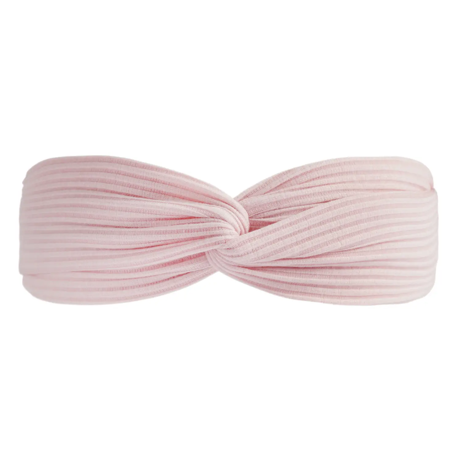 Black Knitted Cotton Elastic Hair Band for Women