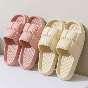 Winter comfortable love thick-soled cotton slippers soft bottom heel moon shoes non-slip warm indoor home shoes women's wholesale — feature 1