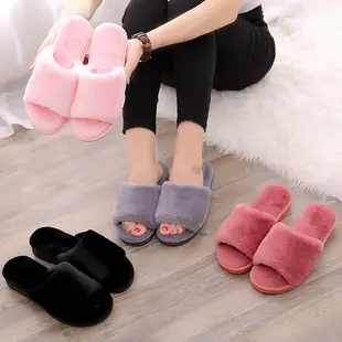 Winter comfortable love thick-soled cotton slippers soft bottom heel moon shoes non-slip warm indoor home shoes women's wholesale — feature 44