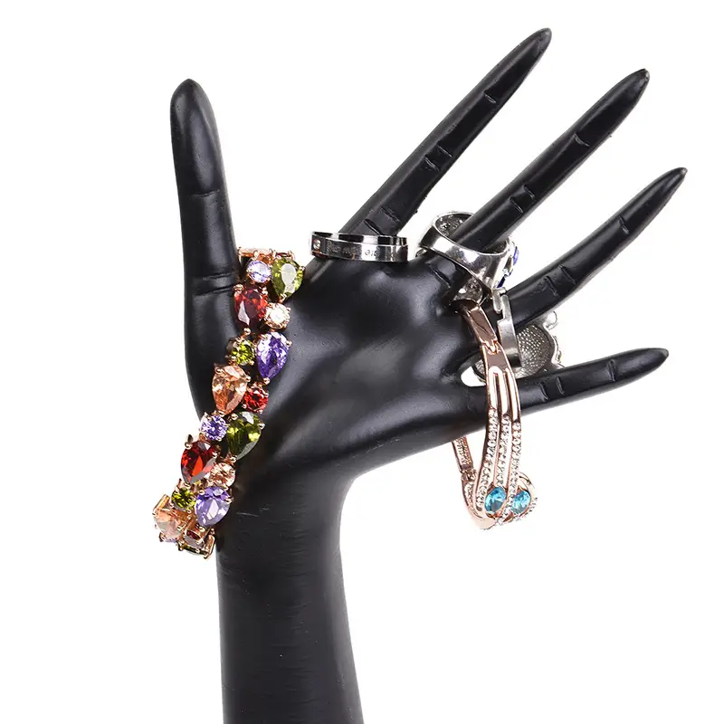 Black & White Mannequin Jewelry Display Shelf - Image 3