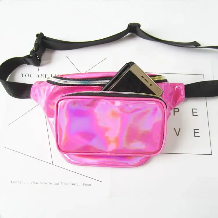 Neon Color Laser Women's Waist Bag