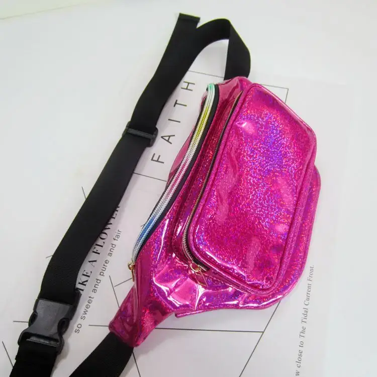 Neon Color Laser Women's Waist Bag