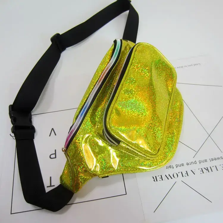 Neon Color Laser Women's Waist Bag