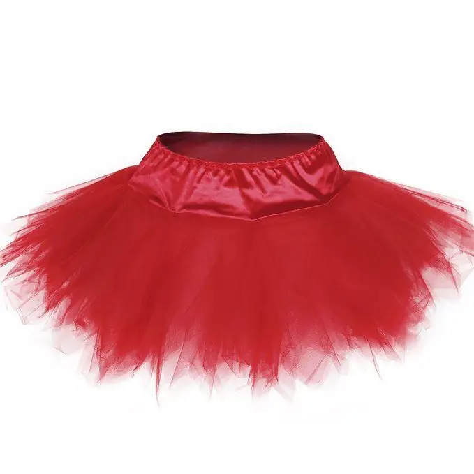 Black Mesh Fluffy Miniskirt for Women - Image 2