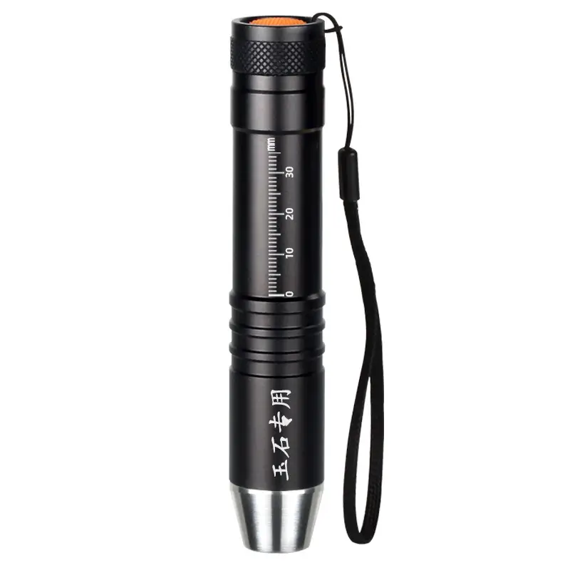 USB Rechargeable Flashlight with 4mm & 8mm Port