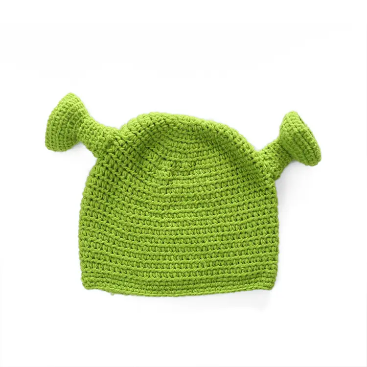 New European & American Wool Monster Shrek Hat Green - Image 7