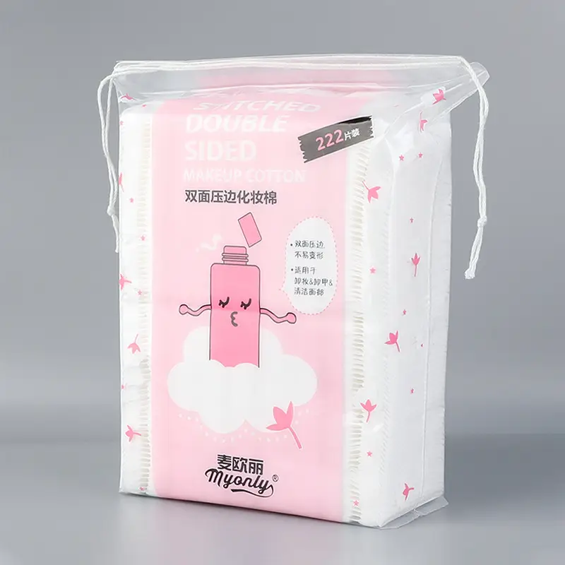 Cotton Makeup Remover Thickened 3-Layer Padded 50pcs - Image 4