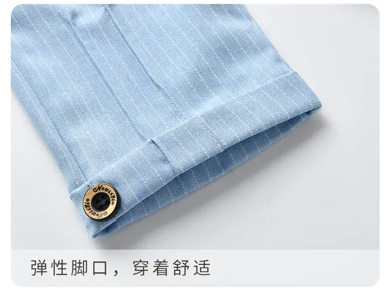 Baby Suit Blue Striped Summer Set for Boys — feature 20