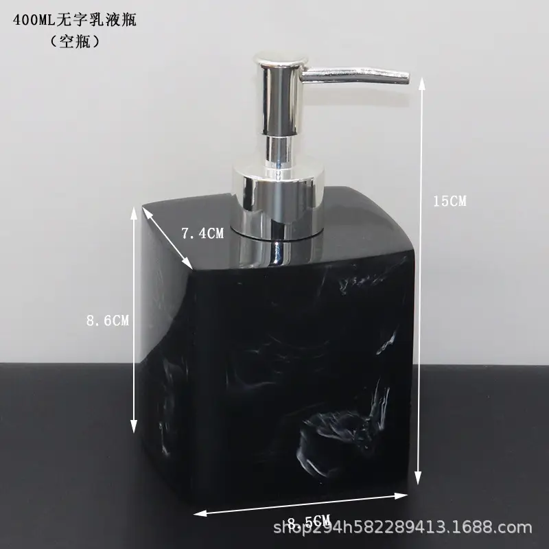 Hotel Shampoo Bottle with 15cm Height & 8.6cm Base - Image 2