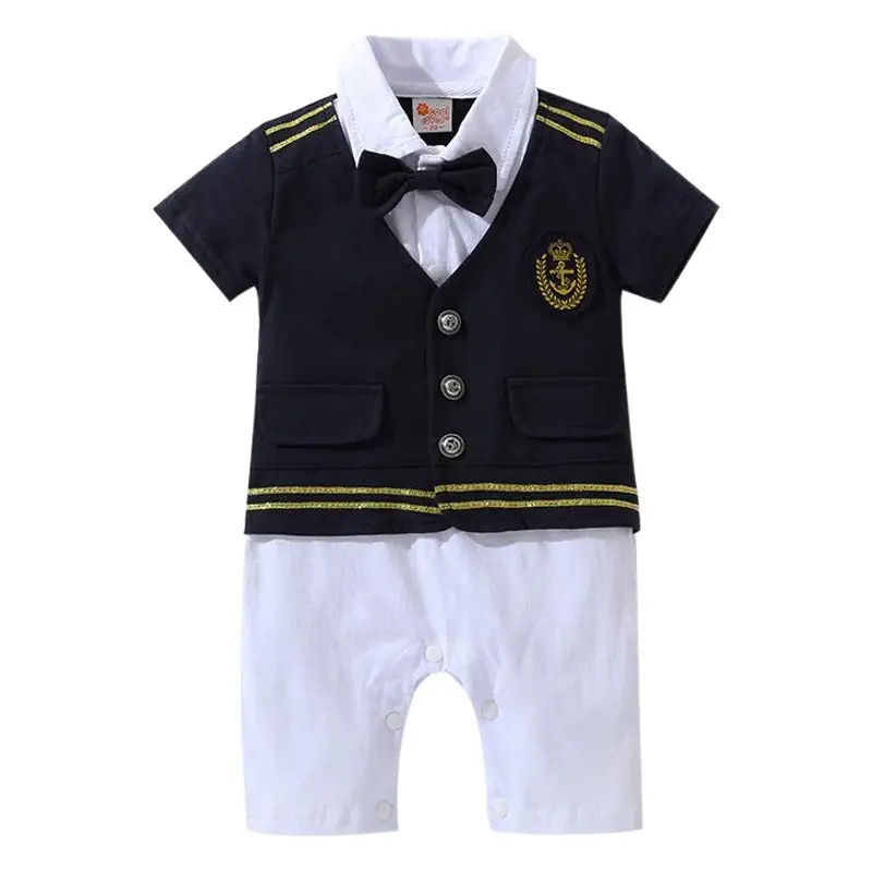 Boys Navy Short Sleeve T-Shirt Shorts Set