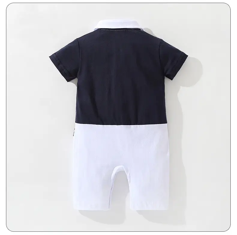 Boys Navy Short Sleeve T-Shirt Shorts Set — feature 15