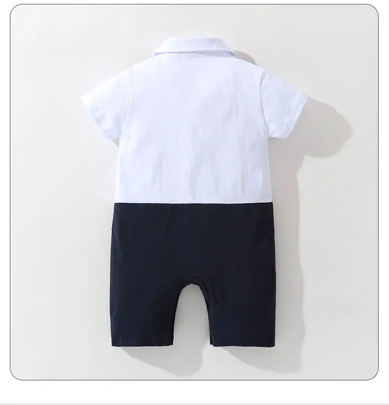 Boys Navy Short Sleeve T-Shirt Shorts Set — feature 17