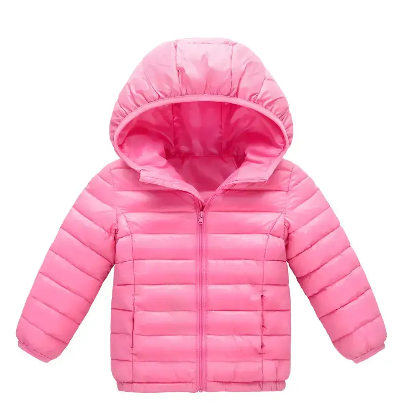 Blue Cotton Padded Hooded Jacket for Boys Girls - Image 5