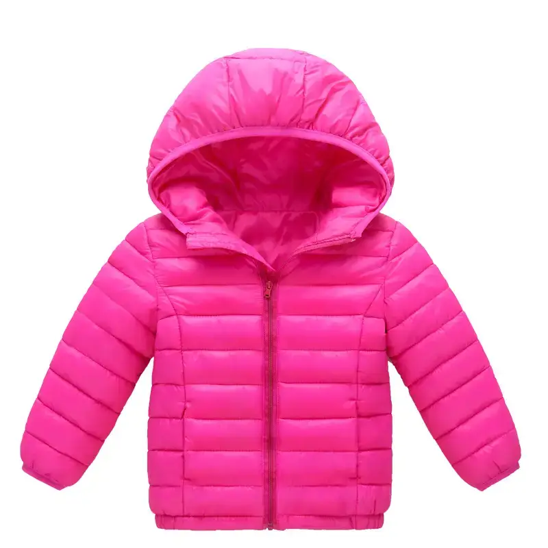 Blue Cotton Padded Hooded Jacket for Boys Girls - Image 8