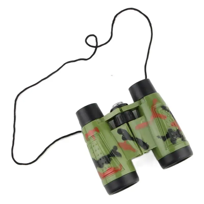 Camouflage Telescopic Binoculars for Kids Red 23.2cm