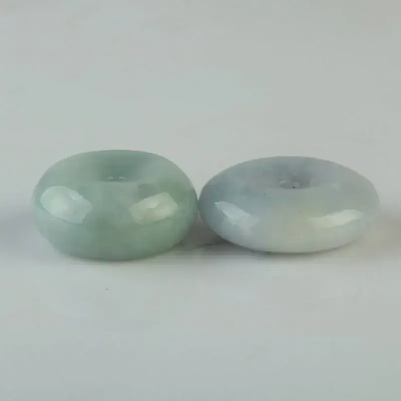 12mm A-Grade Jade Peace Buckle Pendant - Image 5