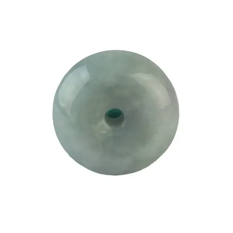 12mm A-Grade Jade Peace Buckle Pendant - Image 6