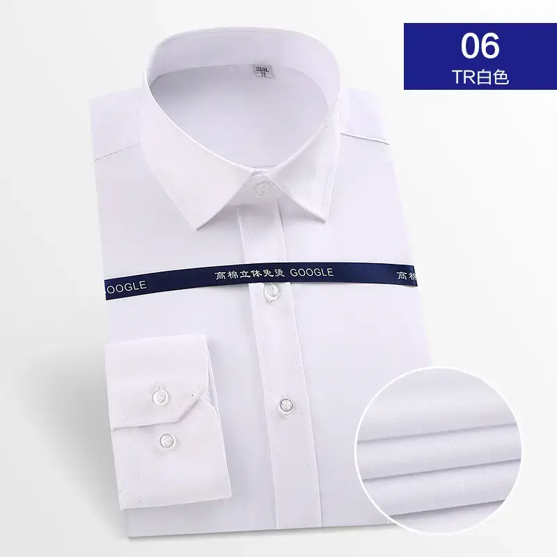 2021 Pink Long Sleeve Work Shirt for Men - Image 12