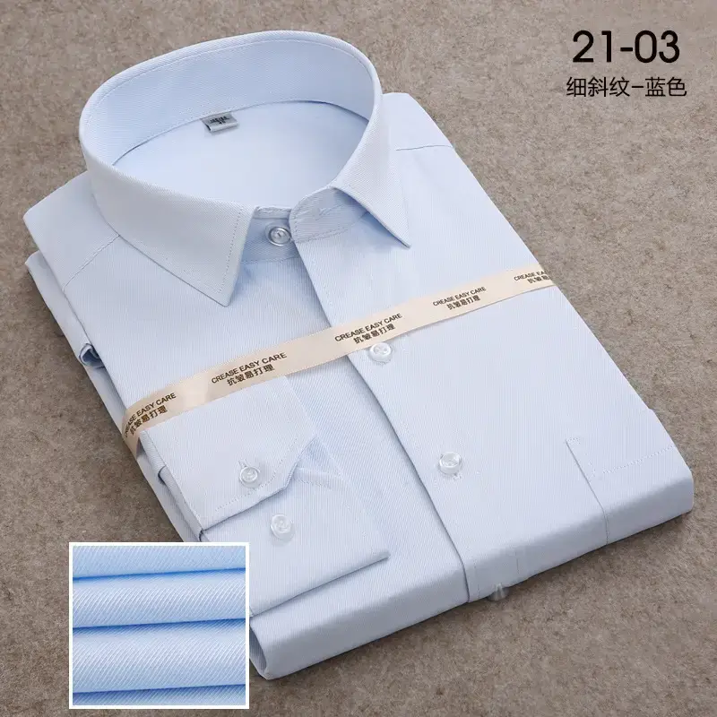 2021 Pink Long Sleeve Work Shirt for Men - Image 4