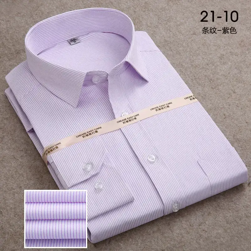 2021 Pink Long Sleeve Work Shirt for Men - Image 5