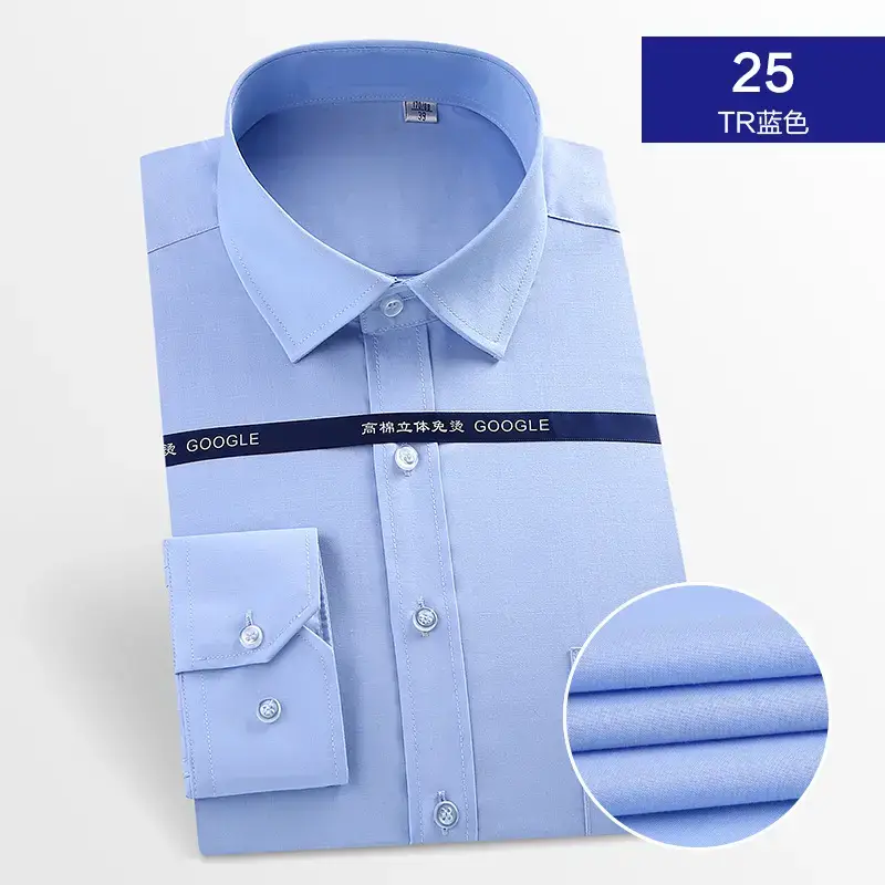 2021 Pink Long Sleeve Work Shirt for Men - Image 9