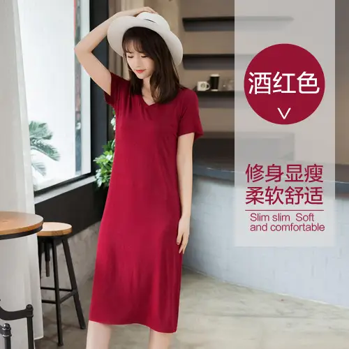 Women Summer Large Yellow Short Sleeve Dress - Image 2