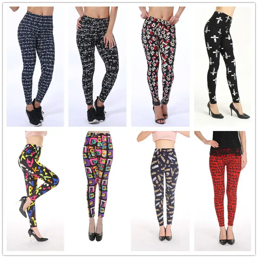 Camouflage Printed Leggings for Women Multi Color - Image 11