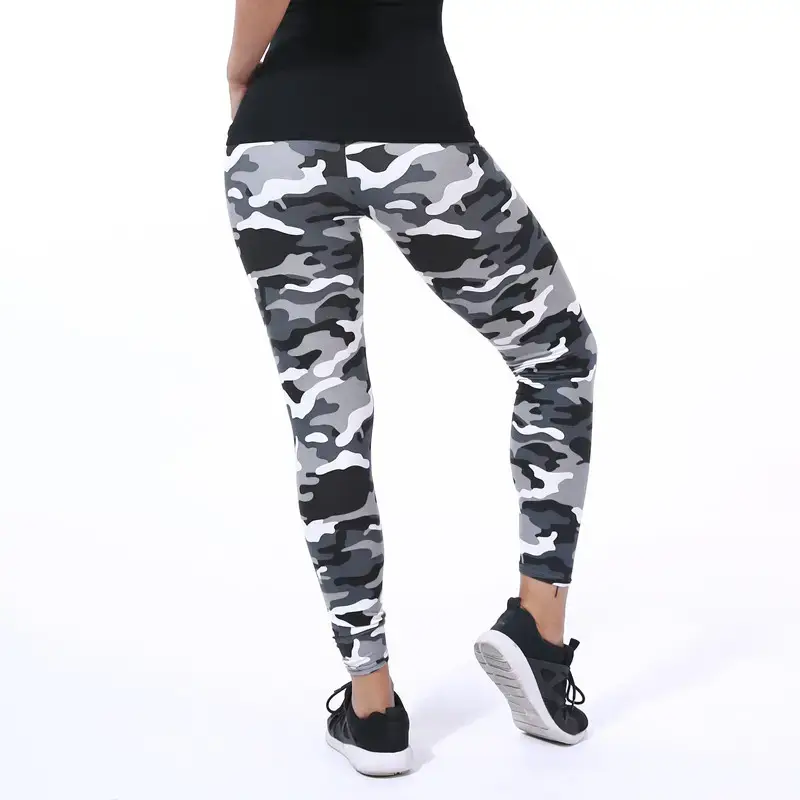 Camouflage Printed Leggings for Women Multi Color - Image 7