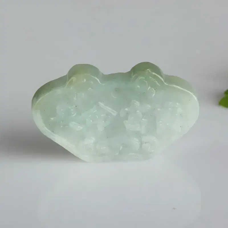 Jadeite Peace Lock Pendant for Elderly Long Life - Image 2