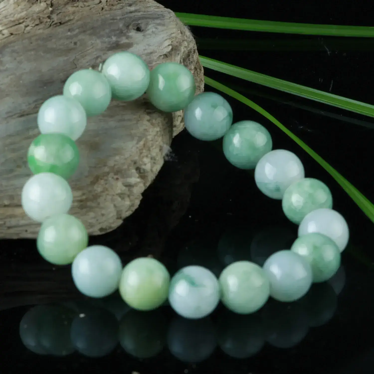 Yuyun Sihui Jade Bracelet 8mm Loose Bead - Image 4