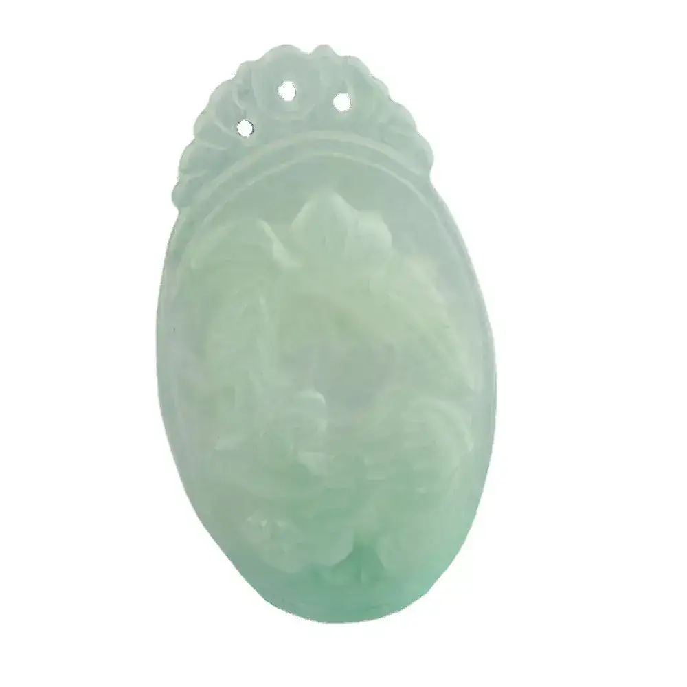 Yuyun Jade Zodiac Rat Ox Pendant Green - Image 13